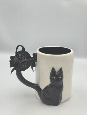 Rae Dunn Feline Spooky Mug Nwt